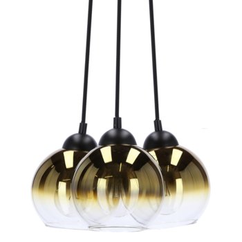 Lampa wisząca Nubia 33-16416 Candellux kule balls czarne złote - Candellux