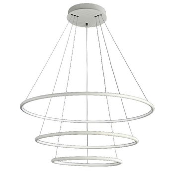 LAMPA wisząca ORION ML503 Milagro futurystyczna OPRAWA zwis LED 99W 3000K okręgi pierścienie rings białe - Milagro