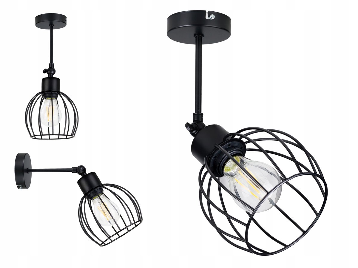 Zdjęcia - Żyrandol / lampa LOFT Lampa Wisząca Plafon Żyrandol Sufitowa  Kula 