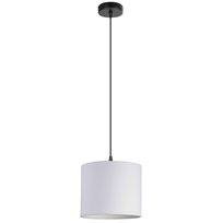 Lampa wisząca POJEDYNCZA LOFT ABAŻUR biały