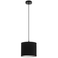 Lampa wisząca POJEDYNCZA LOFT ABAŻUR czarny