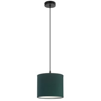 Lampa wisząca POJEDYNCZA LOFT ABAŻUR zielony