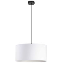 Lampa wisząca POJEDYNCZA LOFT maxi ABAŻUR biały