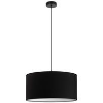 Lampa wisząca POJEDYNCZA LOFT maxi ABAŻUR czarny