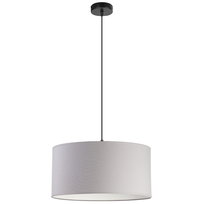 Lampa wisząca POJEDYNCZA LOFT maxi ABAŻUR szary