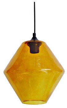 Lampa Wisząca Pomarańczowa Szklany Klosz Romb 60W E27 Bremen Candellux 31-36223-Z - Candellux Lighting