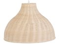 Lampa wisząca rattanowa jasne drewno MILLIAN - Beliani