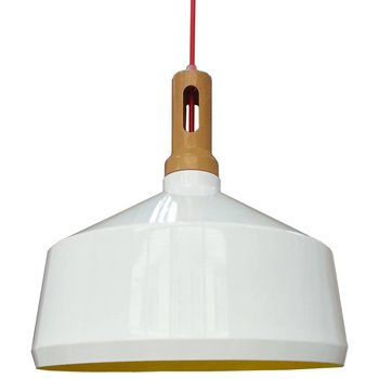 LAMPA wisząca ROBINSON 31-37688 Candellux metalowa OPRAWA loftowy ZWIS kopuła biała - Candellux