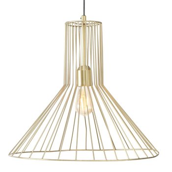 Lampa wisząca ściemniana, złota, 45x48 cm - DekoracjaDomu.pl