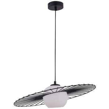 LAMPA wisząca SOL 32038 Sigma metalowa OPRAWA druciana ZWIS modernistyczny szklana kula ball czarna biała - Sigma