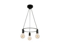 Lampa Wisząca Sufitowa Okrągła Żyrandol Loft Nad Stół Industrialna 3xe27 Frantz 14-412