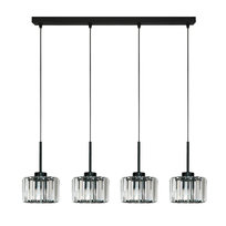 Lampa Wisząca Sufitowa Zwis Listwa Led Kryształowy Klosz Glamour 4xe27 Omena 14-951