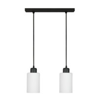Lampa Wisząca Sufitowa Zwis Listwa Tuba Klosz Biały Industrialna Led 2xe27 Loyd Bianco 15-068