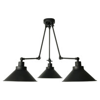 Lampa Wisząca Sufitowa Żyrandol Czarny Industrialny Led do Kuchni 3xe27 Corolla 13-332
