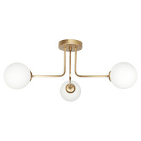 Lampa Wisząca Sufitowa Żyrandol do Salonu Kule Złota Glamour Led 3xe14 Como Złoty 14-812