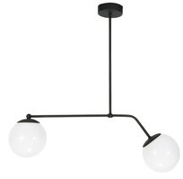 Lampa Wisząca Sufitowa Żyrandol Kule Białe Led do Przedpokoju Loft 2xe14 Calipso 13-828