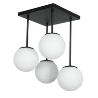Lampa Wisząca Sufitowa Żyrandol Kule Białe Loft do Salonu 4xe14 15-452 Sonia