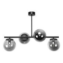 Lampa Wisząca Sufitowa Żyrandol Kule Grafit Nad Stół do Kuchni Loft 4xe14 Titan Negro 14-931