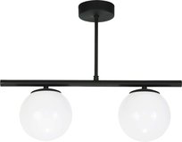 Lampa Wisząca Sufitowa Żyrandol Kule Loft Nad Stół Czarna Led 2xe14 Titan 13-808