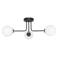 Lampa Wisząca Sufitowa Żyrandol Led do Salonu Loft Czarna 3xe14 Borgio 14-842