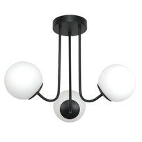 Lampa Wisząca Sufitowa Żyrandol Led do Sypialni Kube Białe Nowoczesna 3xe14 15-192 Gosti