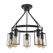 Lampa Wisząca Sufitowa Żyrandol Loft Led do Kuchni Industrialny 5xe27 Havel Ii 14-340