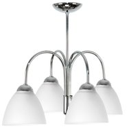 Lampa Wisząca Sufitowa Żyrandol Plafon Glamour do Salonu Chrom 4xe27 Dante 7-231
