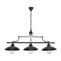 Lampa Wisząca Sufitowa Żyrandol Retro Nad Stół Brązowa Loft 3xe27 Torino 12-512