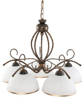 Lampa Wisząca Sufitowa Żyrandol Retro Nad Stół do Kuchni Vintage 5xe27 Gomera 9-980