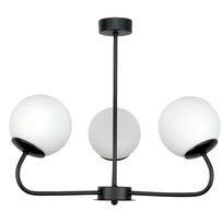 Lampa Wisząca Sufitowa Żyrandol Sypialnia Kule Białe Loft Nowoczesna 3xe14 15-182 Hook