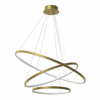 Lampa wisząca sufitowa żyrandol złota Milagro ROTONDA 93W LED - Milagro