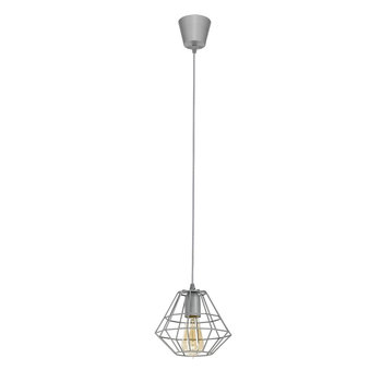 Lampa wisząca TK LIGHTING Diamond Gray Mini, szara, 60 W - TK Lighting
