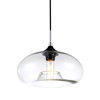 LAMPA wisząca VALIO MDM2093/1 B Italux szklana OPRAWA zwis szkło przezroczyste - ITALUX