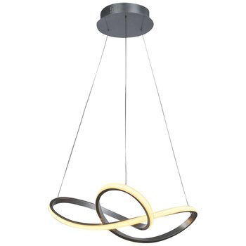 LAMPA wisząca VITA MD17011010-1A SILV Italux modernistyczna OPRAWA zwis LED 45W 3000K metalowy srebrny biały - ITALUX