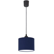 Lampa wisząca ZAWIESIE LOFT mini ABAŻUR granatowy