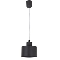 Lampa wisząca ZAWIESIE WALEC PUSZKA LOFT czarna