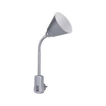 Lampa wtyczkowa Junus E14 Szary elastyczne ramię (PL95429) - PAULMANN - Inna producent