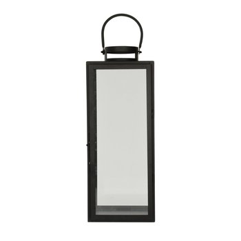 Lampion DEKORIA metalowy Elegance, czarny, 20×21×54 cm  - Dekoria