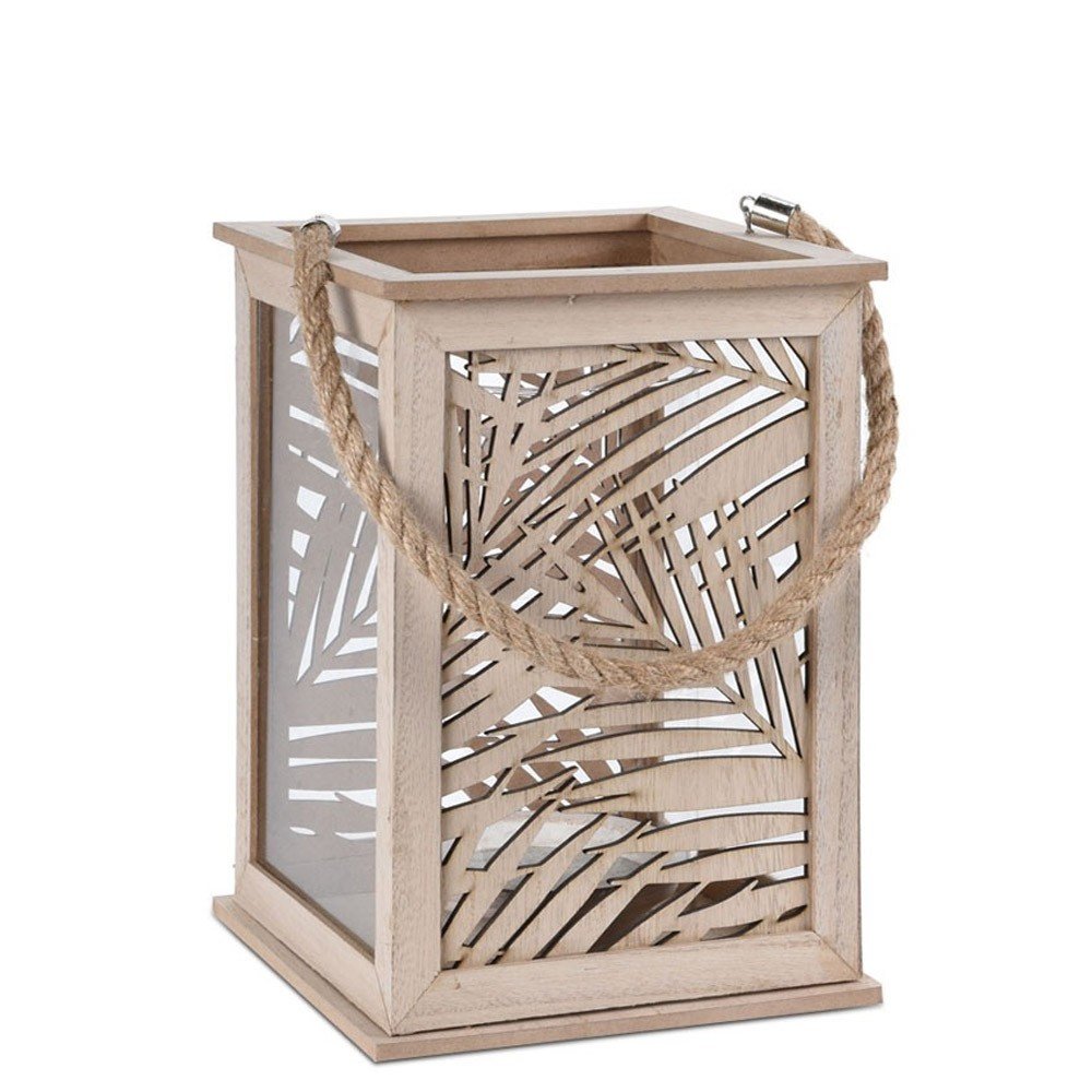 Lampion Leaf Designe, 18x18x26 cm