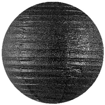 Lampion papierowy, czarny, 45 cm - PartyDeco
