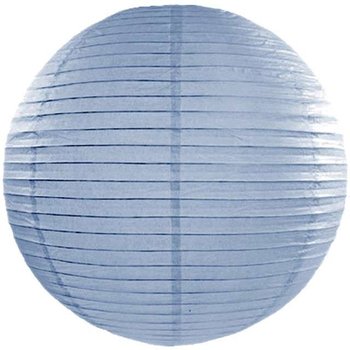 Lampion papierowy, niebieski, 55 cm - PartyDeco