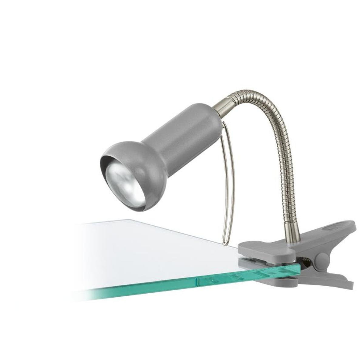 Lampka biurkowa EGLO Fabio 81265, E14, szara
