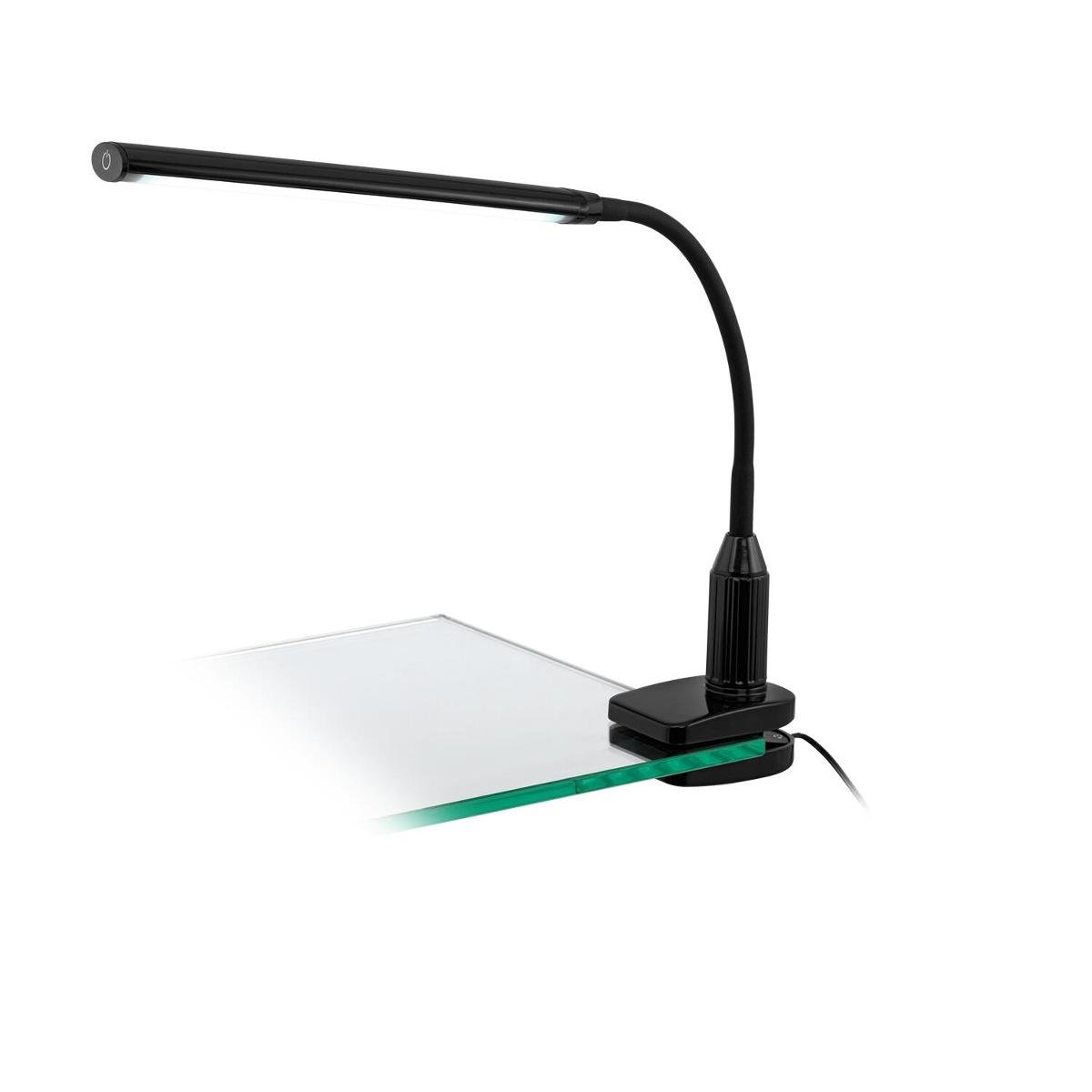Lampka biurkowa EGLO Laroa 96437, LED 4000K, czarna