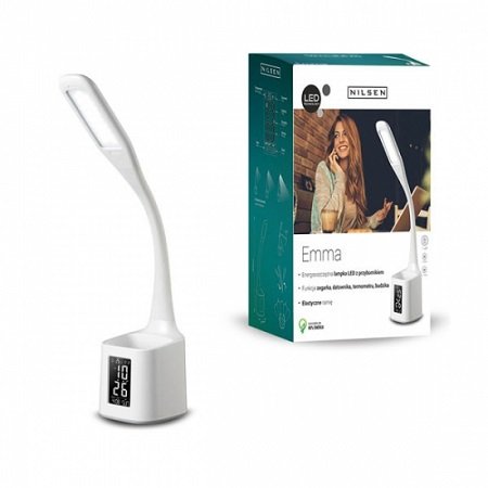 Lampka biurkowa LED Nilsen Emma HG014, biała, 6 W