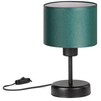 Lampka biurkowa stołowa NOCNA LOFT mini ABAŻUR zielony