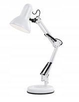 Lampka Biurowa Szkolna Lampa Kreślarska Biała White E27