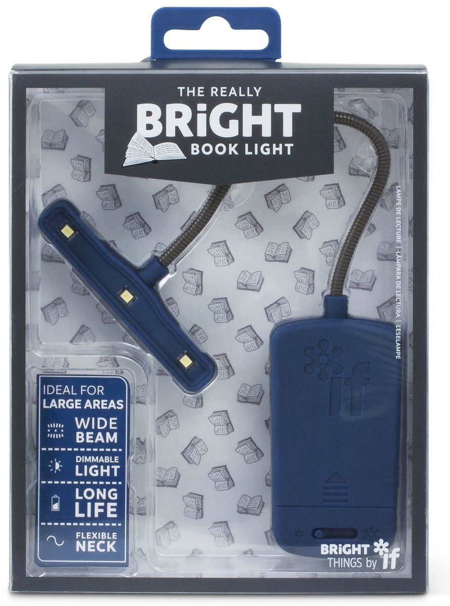 Zdjęcia - Lampa stołowa Bright Lampka do książki  Book Light, Niebieska 