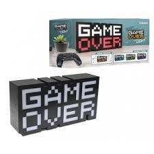 Lampka GAME OVER RETRO - duża lampa LED zmienia kolory i świeci do rytmu - MaxiProfi