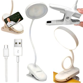Lampka LED Bezprzewodowa na Klips Przenośna Nocna do Czytania Biurko Łóżko - Inny producent