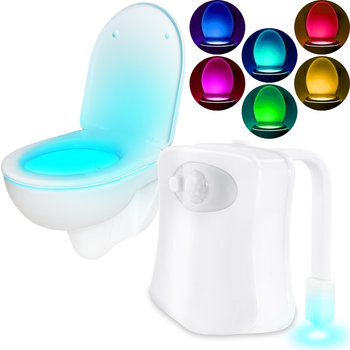 LAMPKA LED DO WC TOALETY CZUJNIK RUCHU i ŚWIATŁA - Lumenix